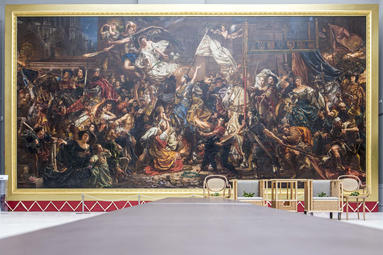 Dziewica Orleańska Jana Matejki w Galerii Obrazów w Rogalinie